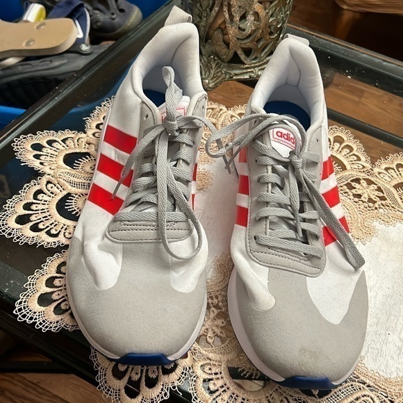 adidas Other - Adidas run 60 red and gray men’s size 9 shoe non-worn has a few spots